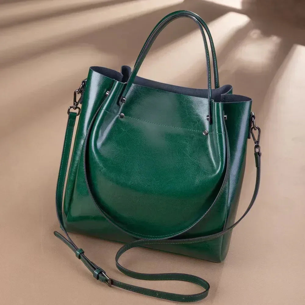 Leder Shopper "Aster" - TOLLzWOOD