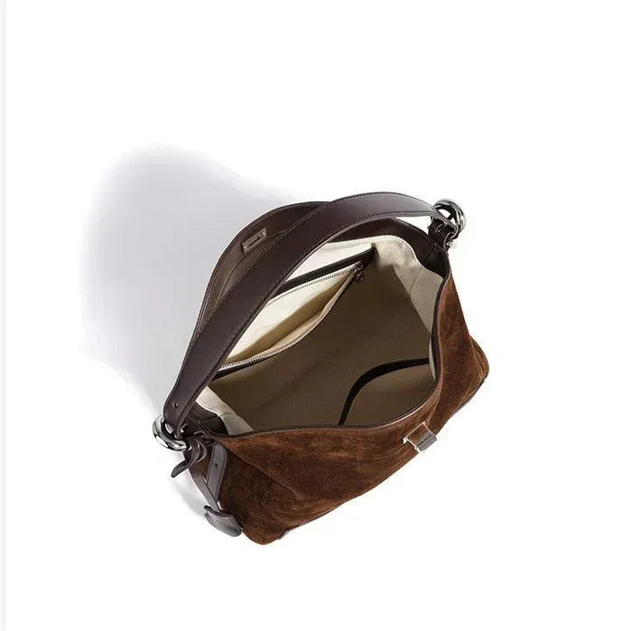 Leder Handtasche "Salbei" - TOLLzWOOD