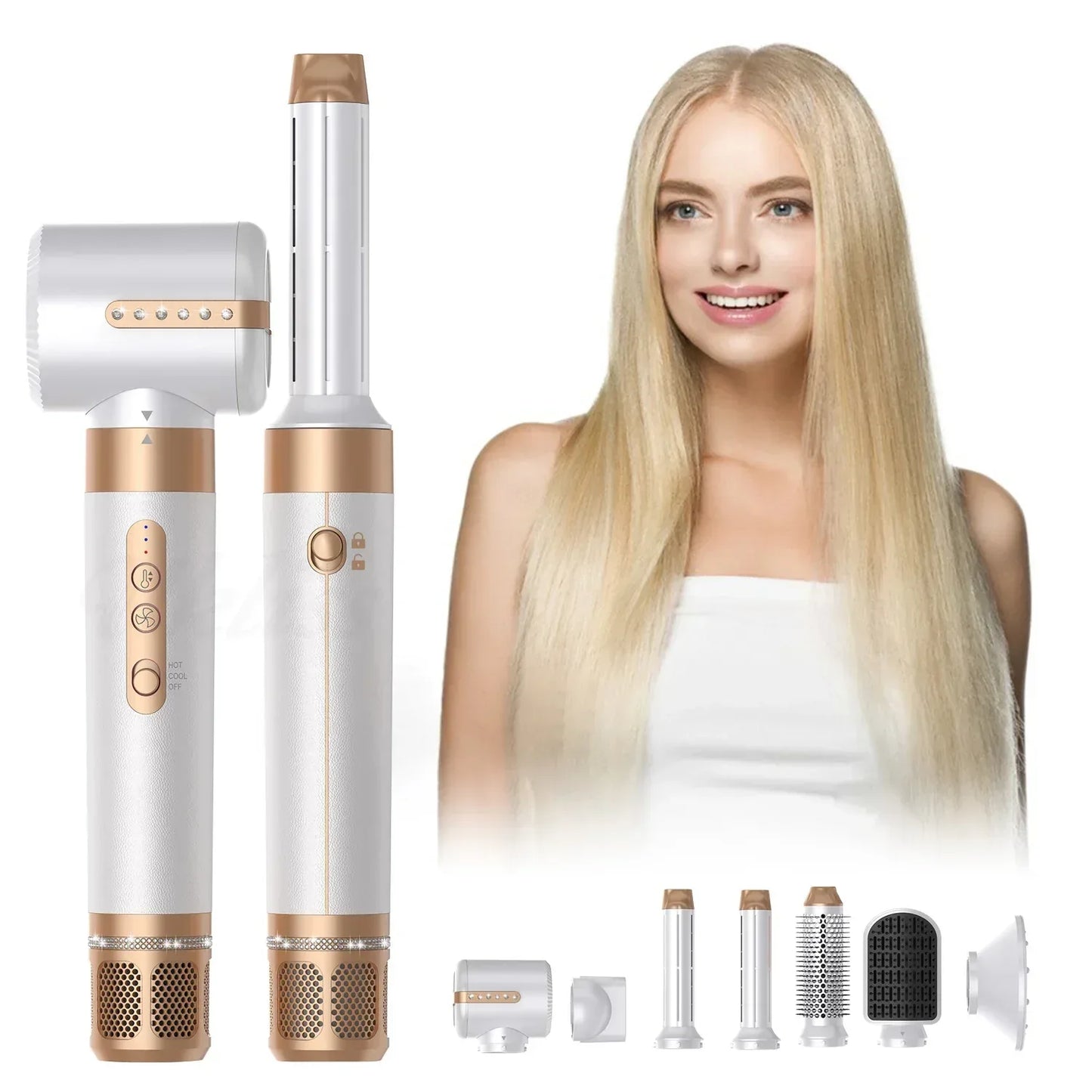 Haartrockner 7 in 1 Multistyler - TOLLzWOOD