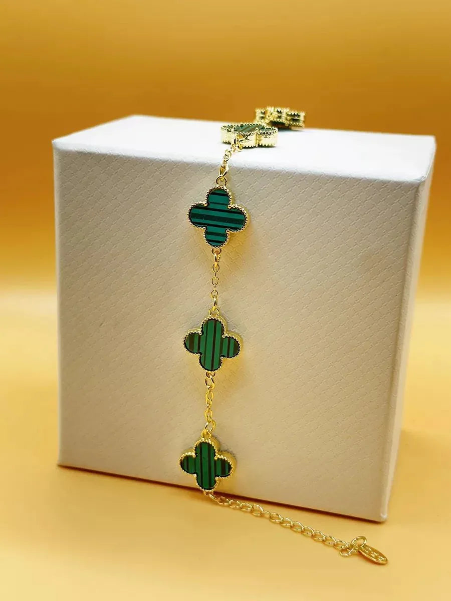 925er Sterlingsilber Armband "Clover" - TOLLzWOOD