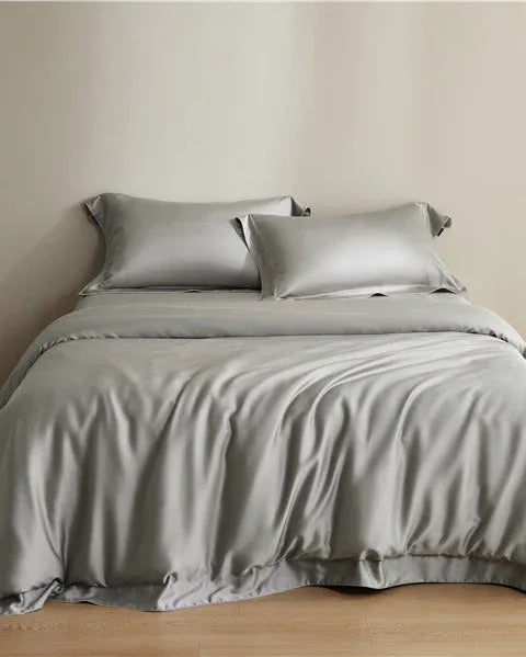 Bettwäsche Set HQ Tencel 300TC Grau - TOLLzWOOD