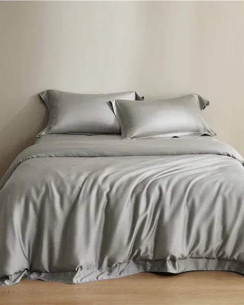 Bettwäsche Set HQ Tencel 300TC Grau - TOLLzWOOD