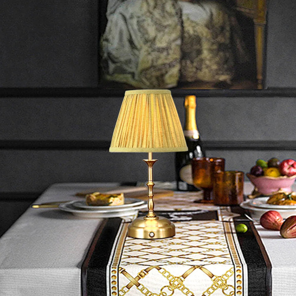 Goldene LED Tischlampen (AKKU und STROM) - TOLLzWOOD