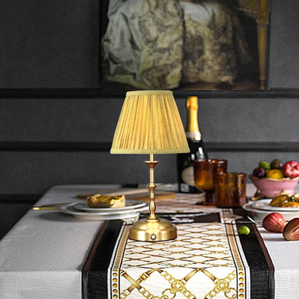 Goldene LED Tischlampen (AKKU und STROM) - TOLLzWOOD