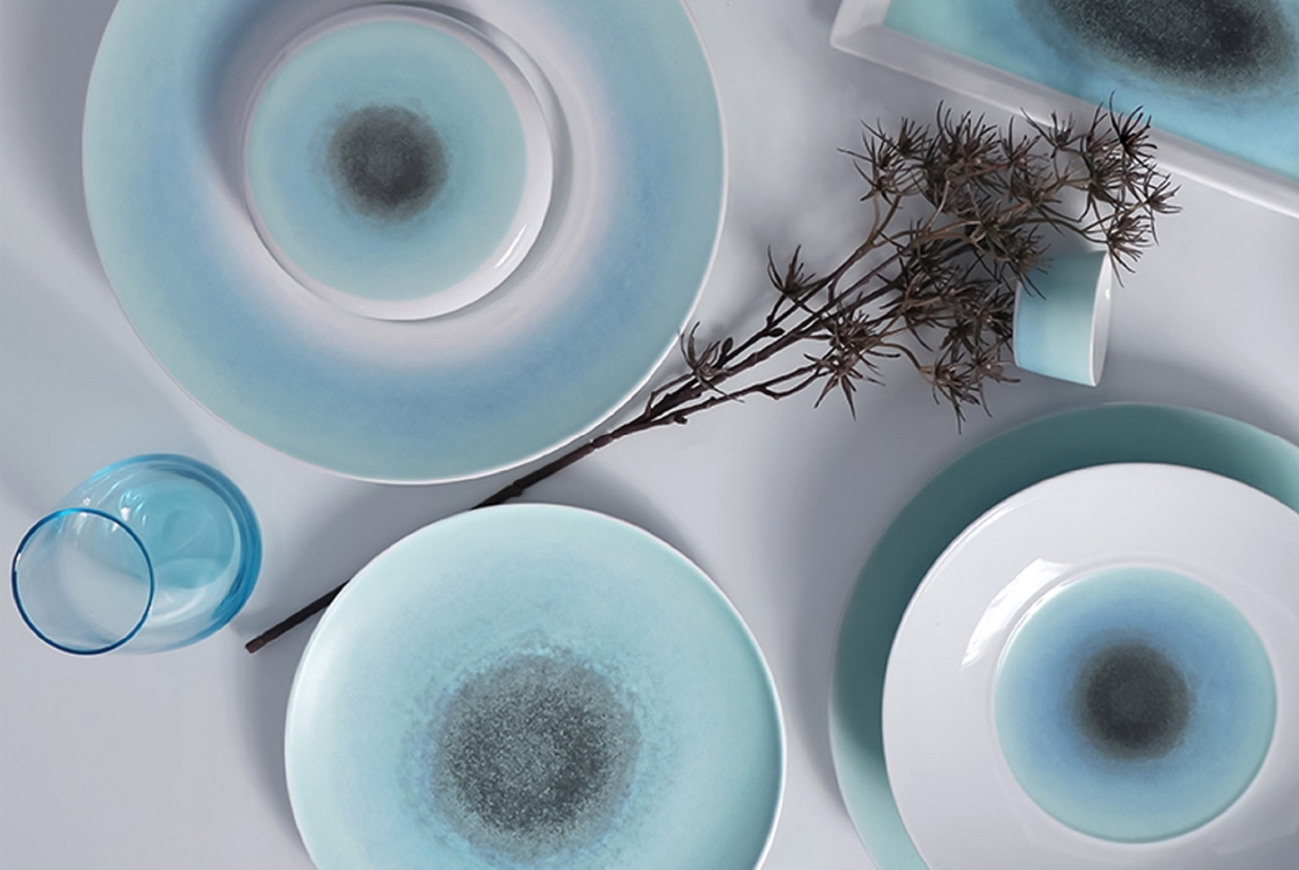 Porcelain plate "Blue" dinner plate – Porz model