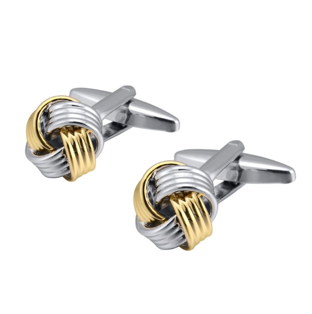 Cufflinks “Knot”, brass