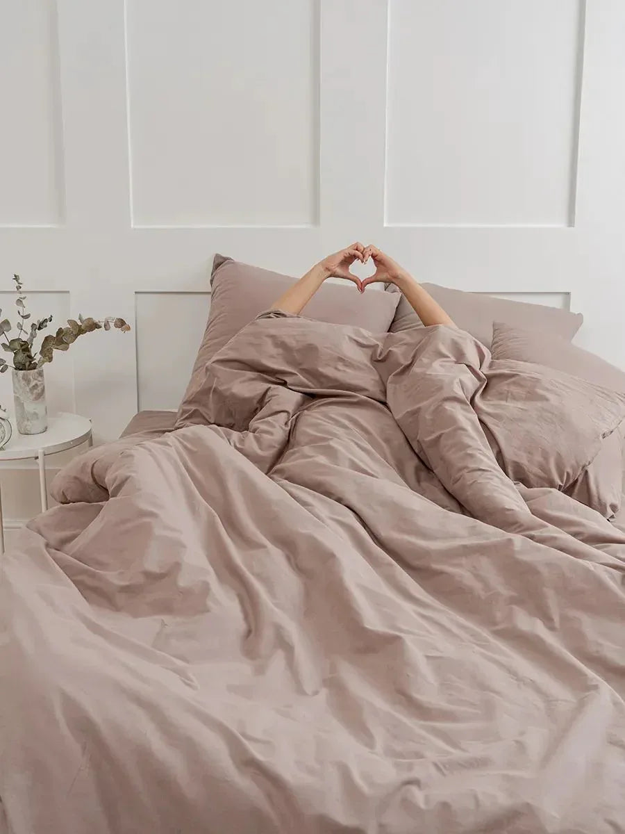Kissenbezug Pillowcase 2pcs 80x80 Beige - TOLLzWOOD