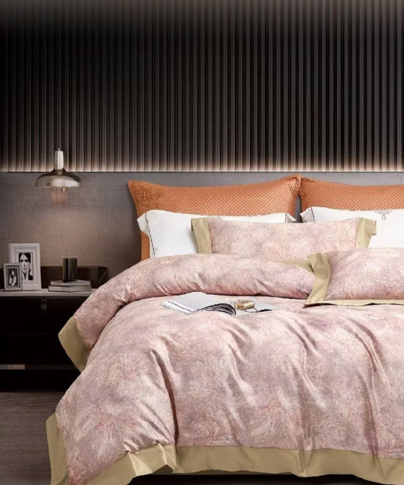 Bedding set HQ-Cotton 500TC – pink