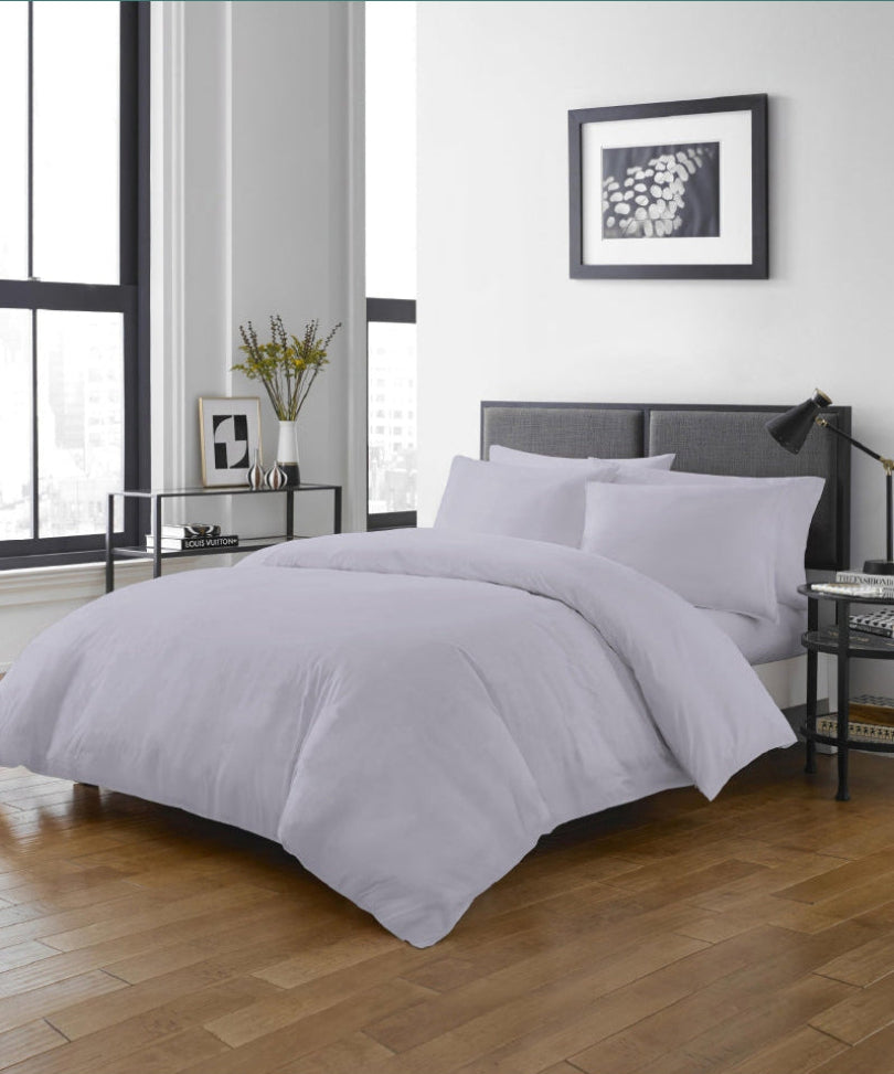 Cotton bedding set, 500TC, grey