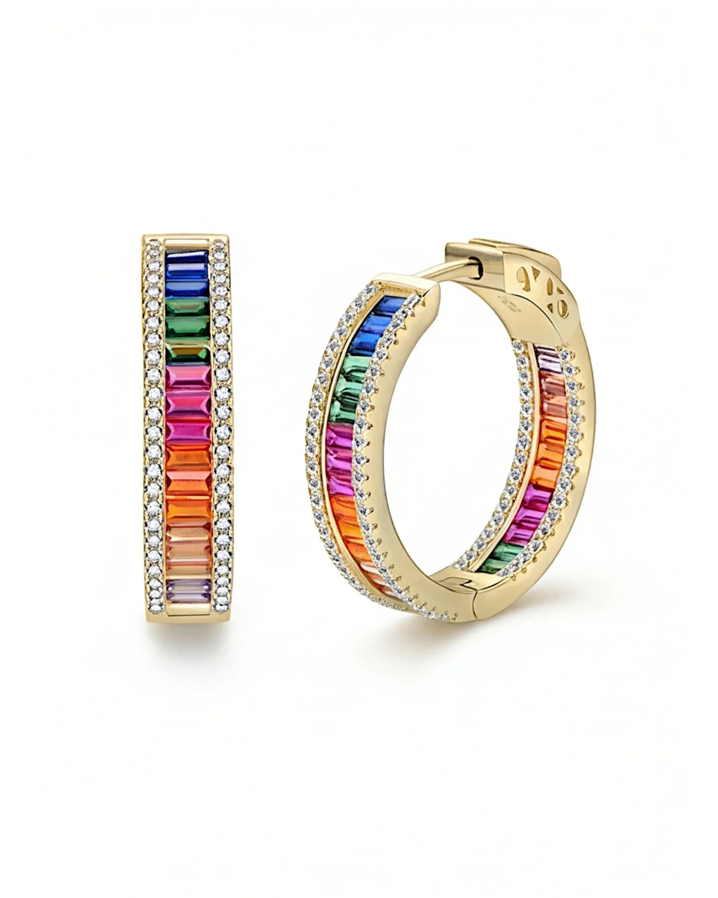 Ohrringe aus 925er Silber mit Zirkonia - TOLLzWOOD