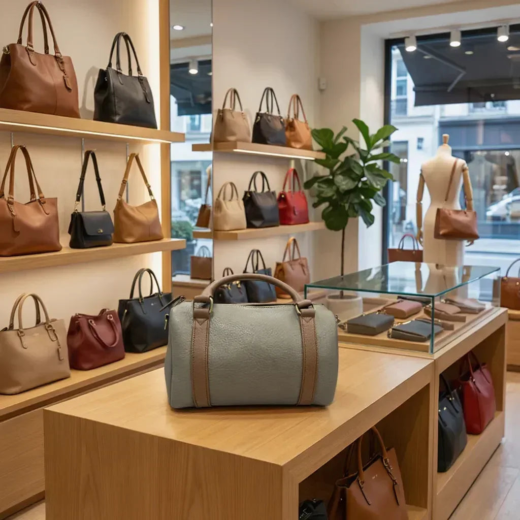 Leder Handtasche "Malve" - TOLLzWOOD