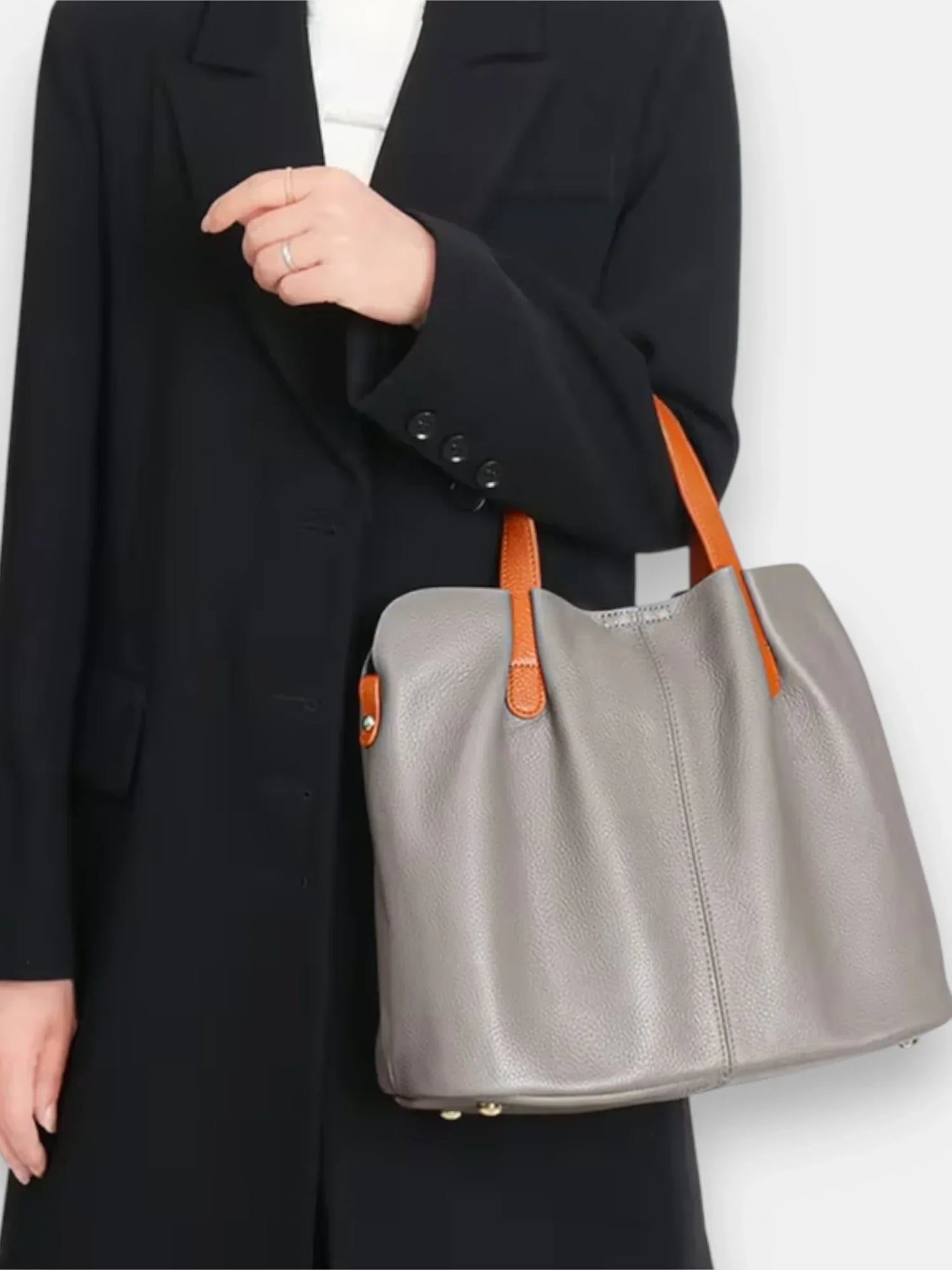 Leder Handtasche "Mimose" - TOLLzWOOD