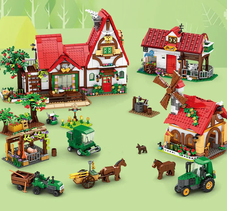 EC-Farm Getreidespeicher, 720 Teile - TOLLzWOOD