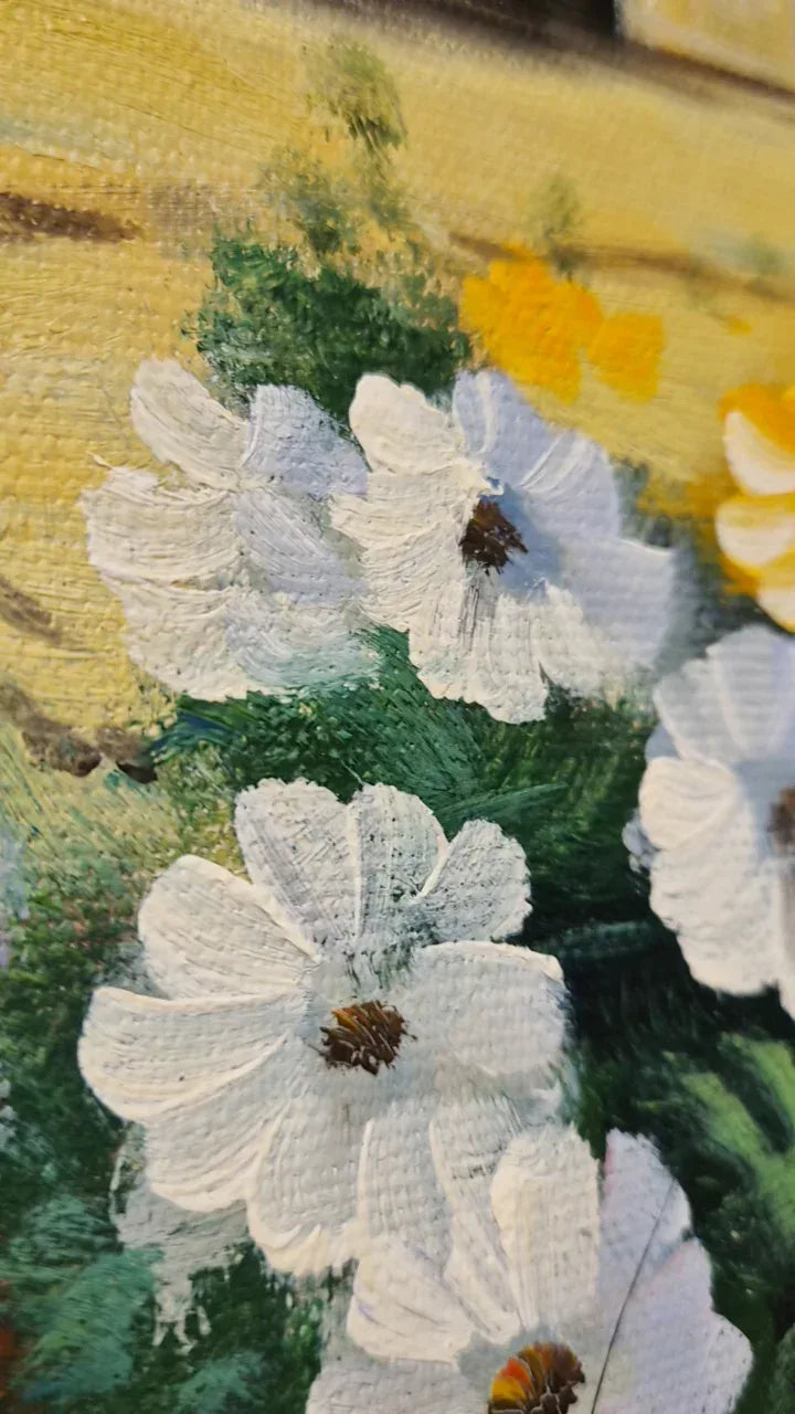 Handgemaltes Ölgemälde mit Holzrahmen - TOLLzWOOD