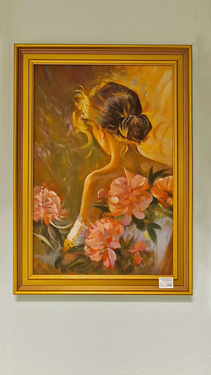 Handgemaltes Ölgemälde mit Holzrahmen - TOLLzWOOD