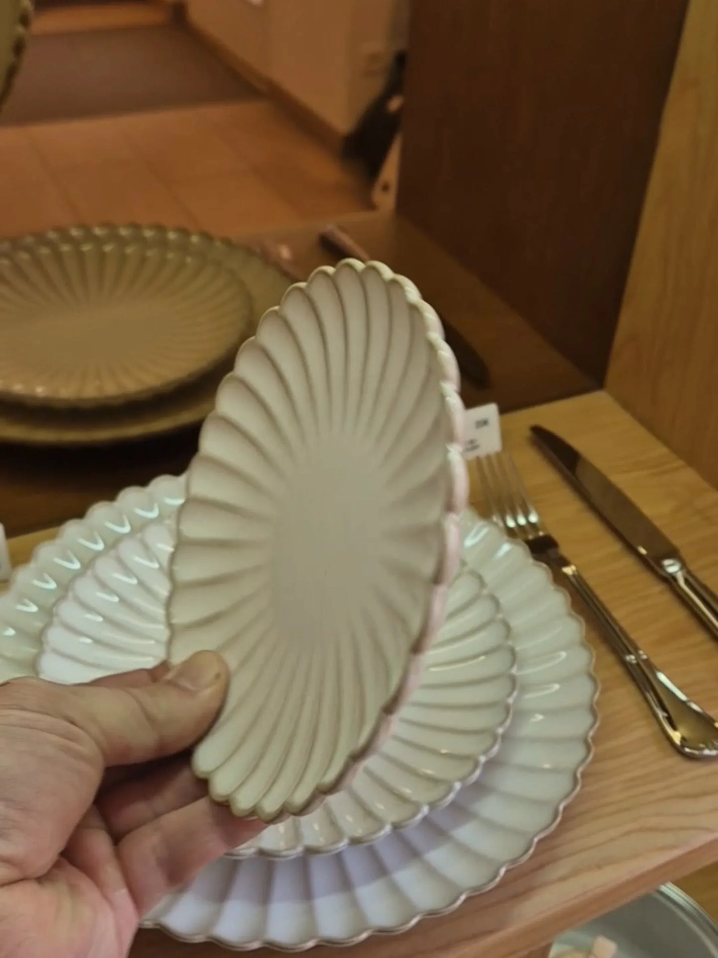 Porzellan Teller "Hülse" 15 cm - TOLLzWOOD