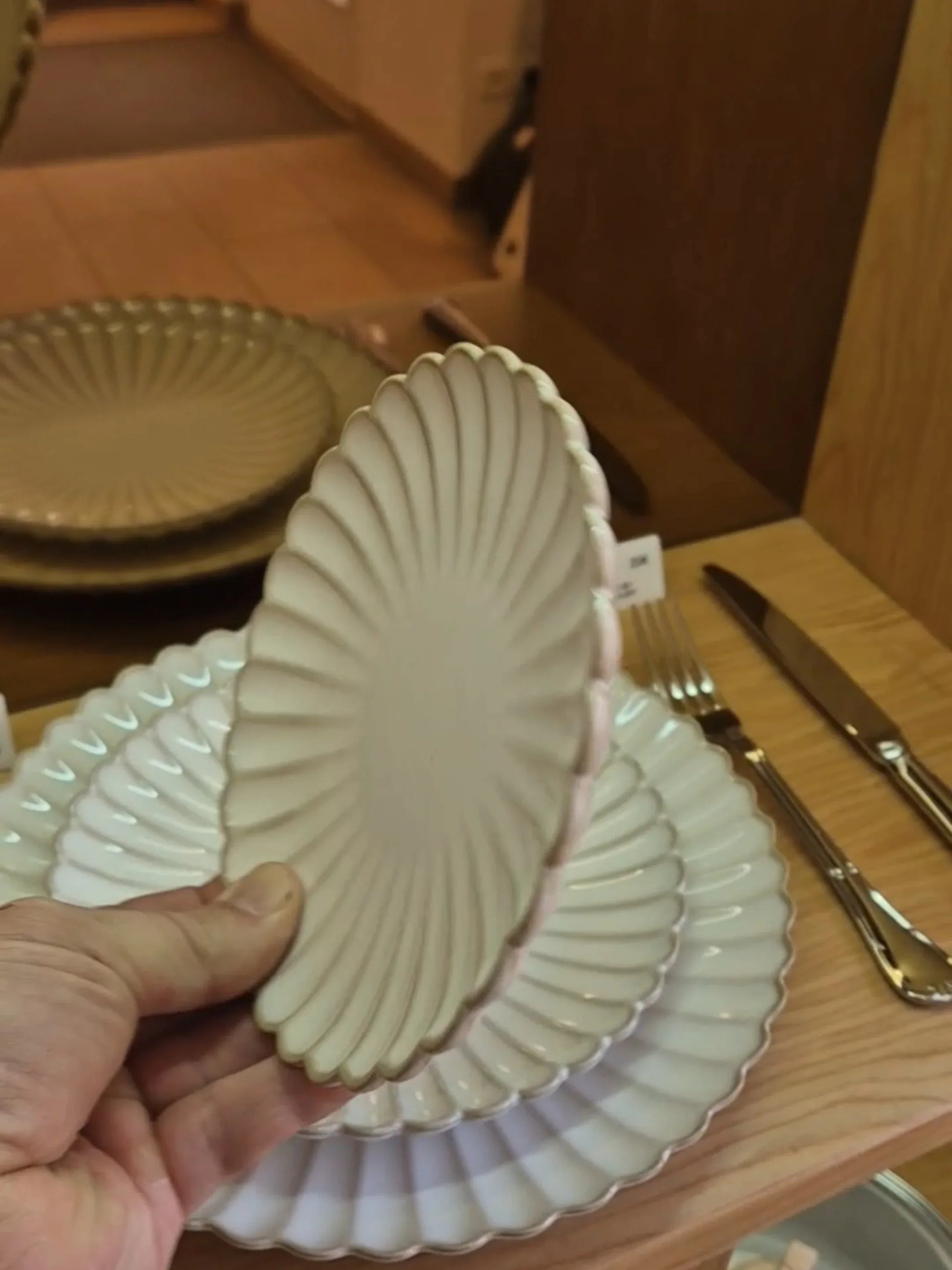 Porzellan Teller "Hülse" 15 cm - TOLLzWOOD