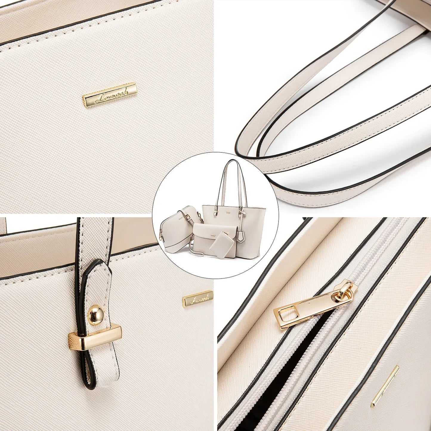 Leder Handtasche "Tulpe" - TOLLzWOOD