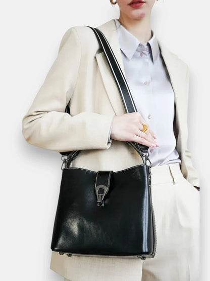 Leder Handtasche "Flora" - TOLLzWOOD