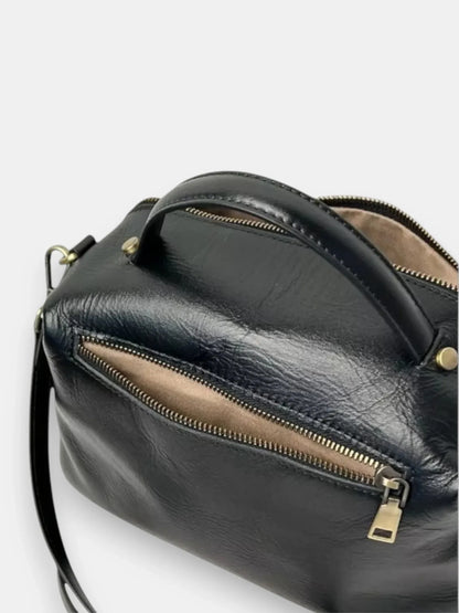 Leder Handtasche "Nelke" - TOLLzWOOD