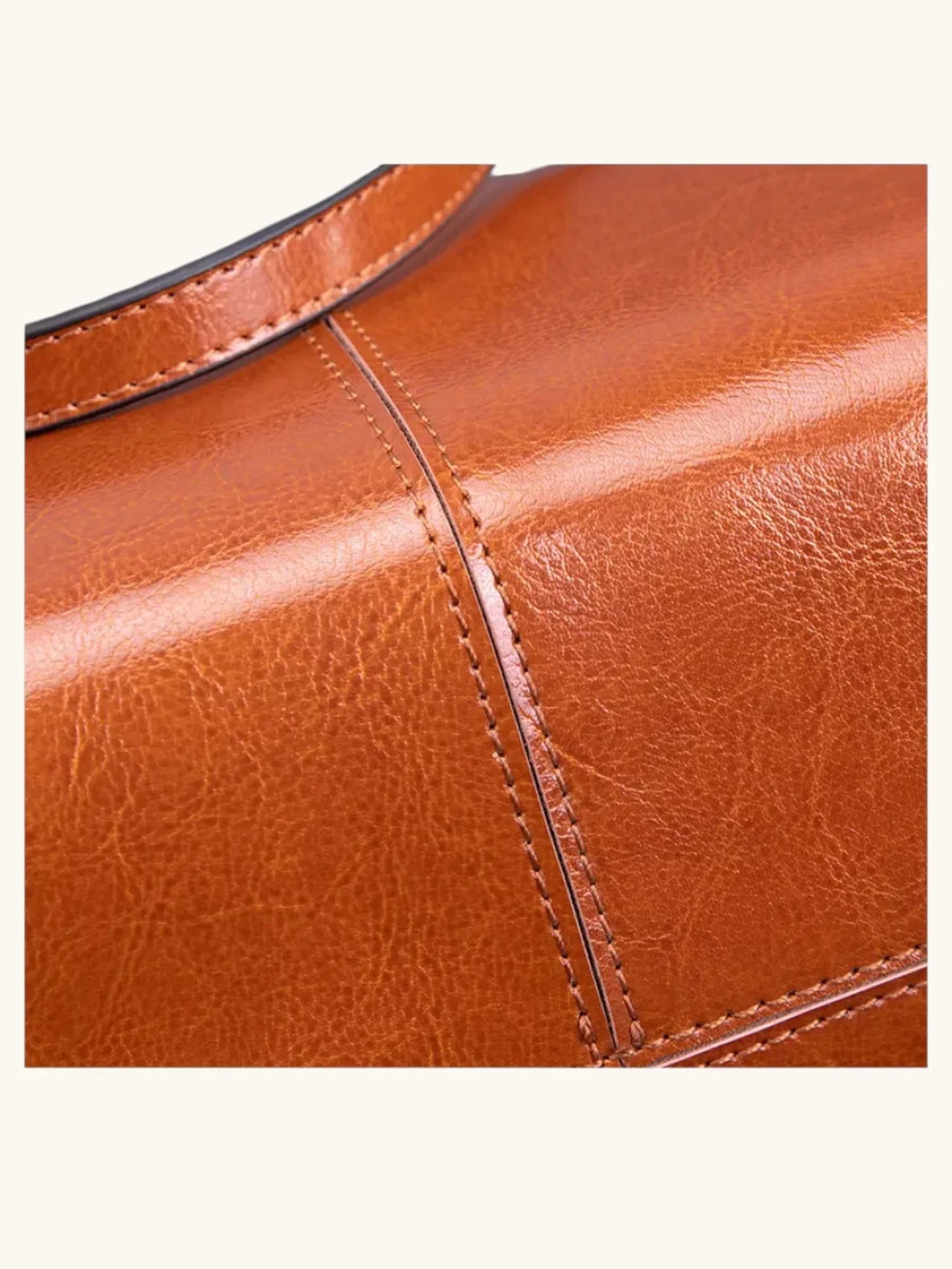 Leder Handtasche "Zinnie" - TOLLzWOOD