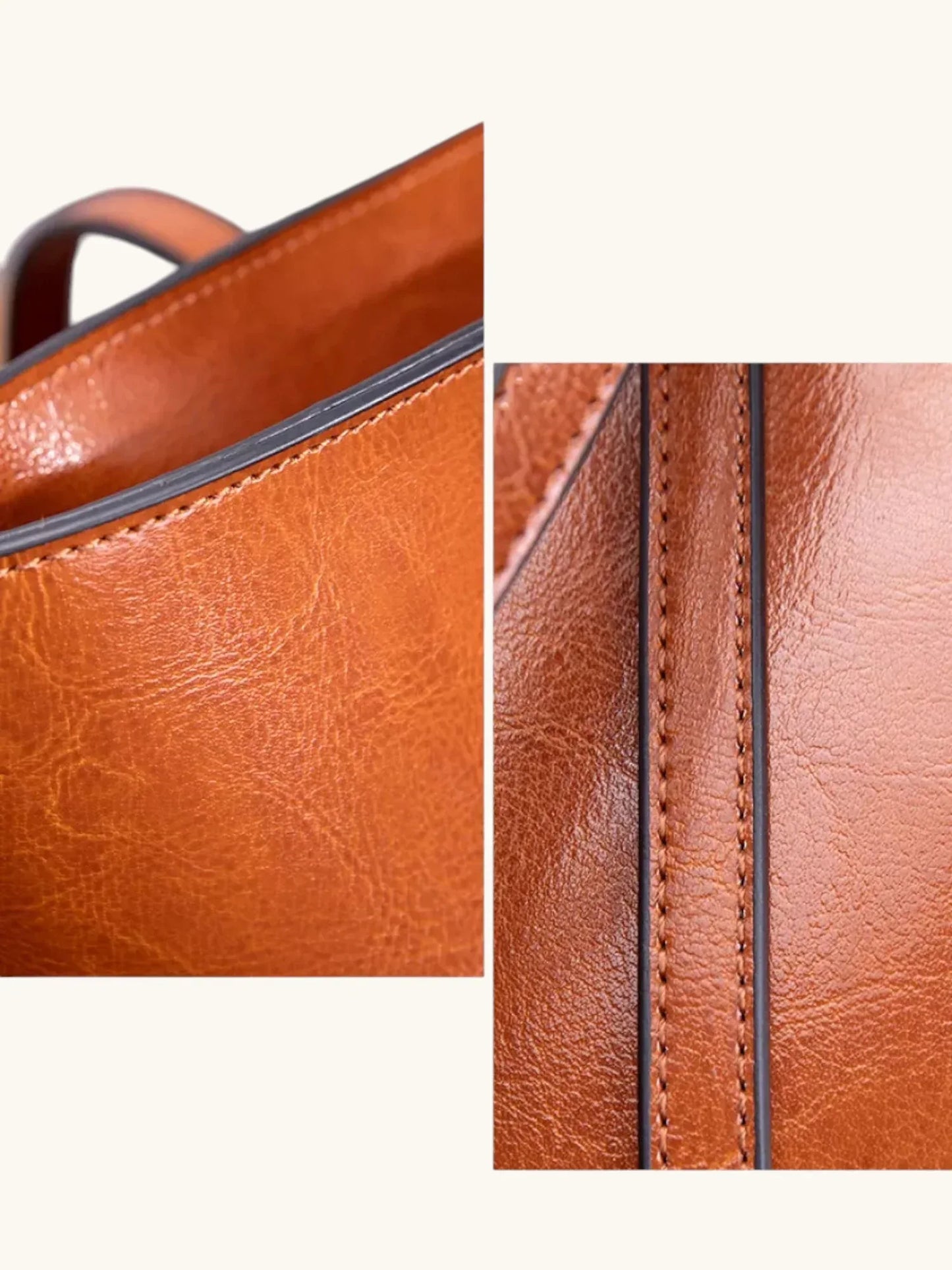 Leder Handtasche "Zinnie" - TOLLzWOOD