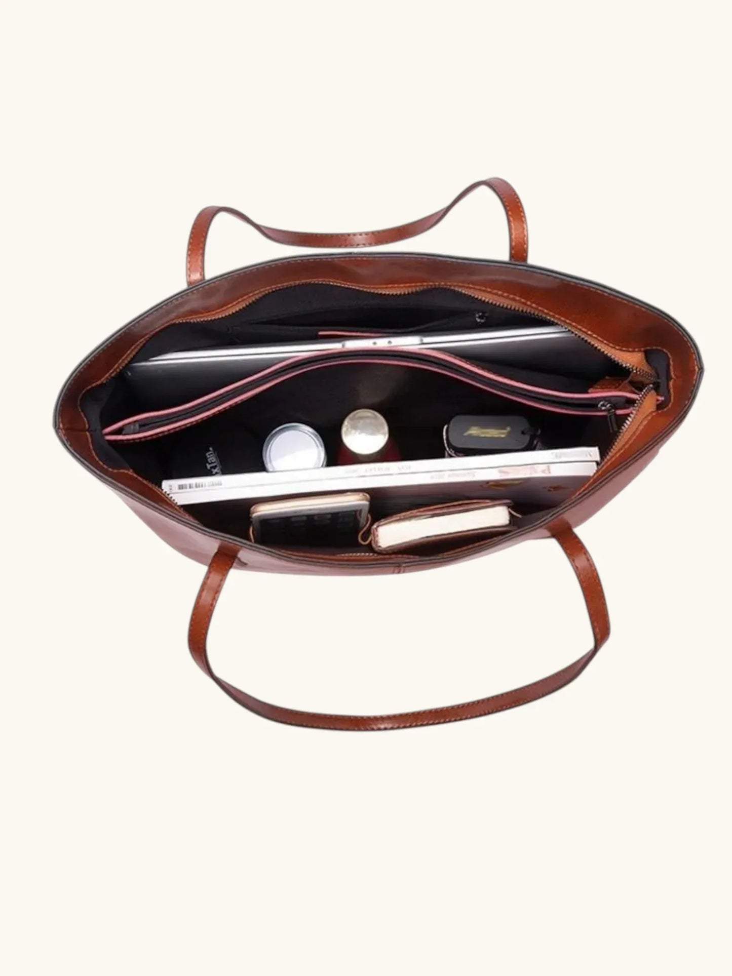 Leder Handtasche "Zinnie" - TOLLzWOOD