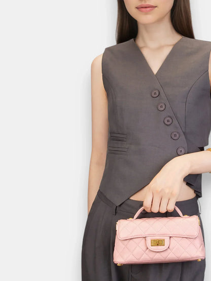 Leder Handtasche "Kamille" - TOLLzWOOD