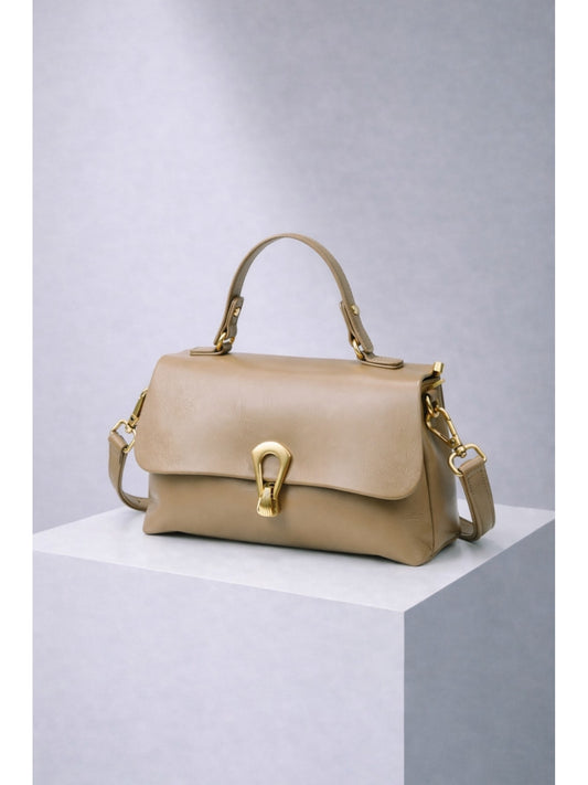 Leder Handtasche "Primel"