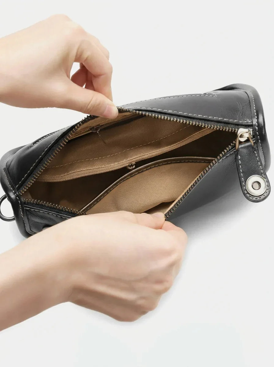 Leder Handtasche "Lupine" - TOLLzWOOD