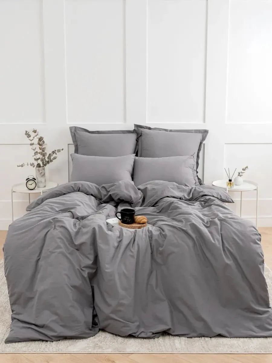 Bettwäsche Set, Grau - TOLLzWOOD