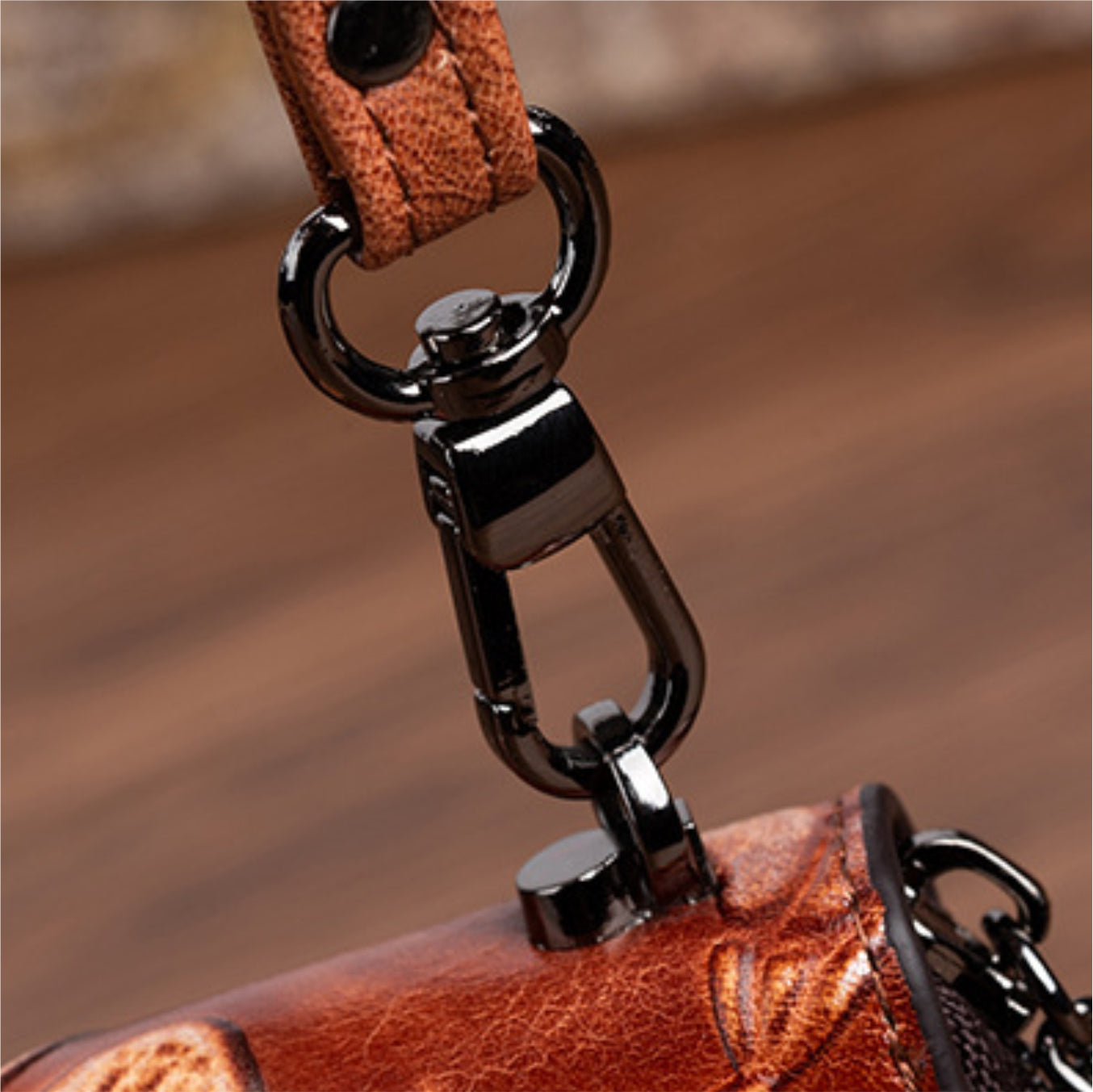 Hand-painted leather wallet – model FG9150