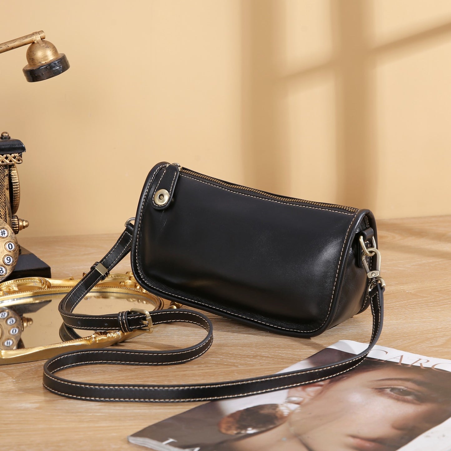 Leder-Handtasche – Modell 3120