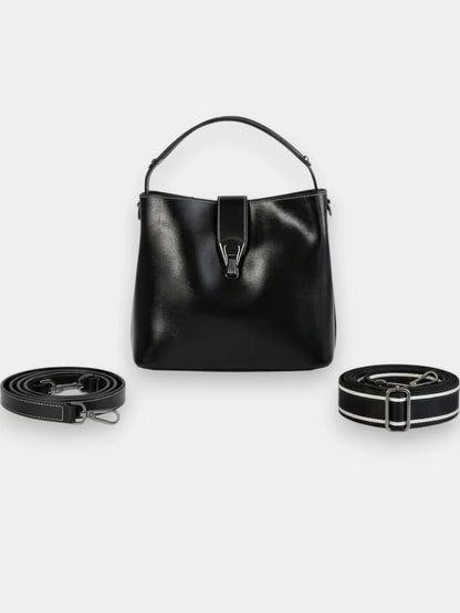 Leder Handtasche "Flora" - TOLLzWOOD