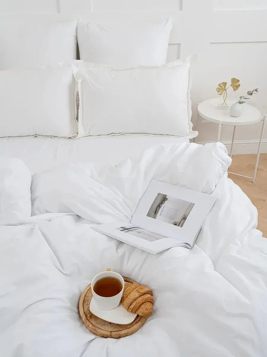 Kissenbezug Pillowcase 2pcs 40x80 Weiß - TOLLzWOOD