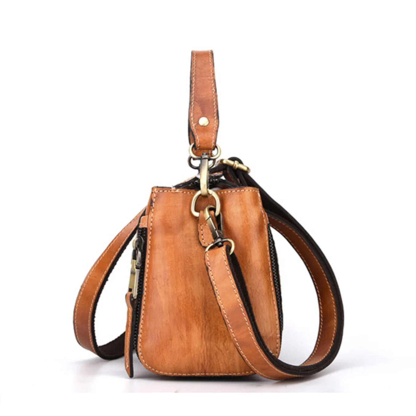 Leder Handtasche "Element" - TOLLzWOOD
