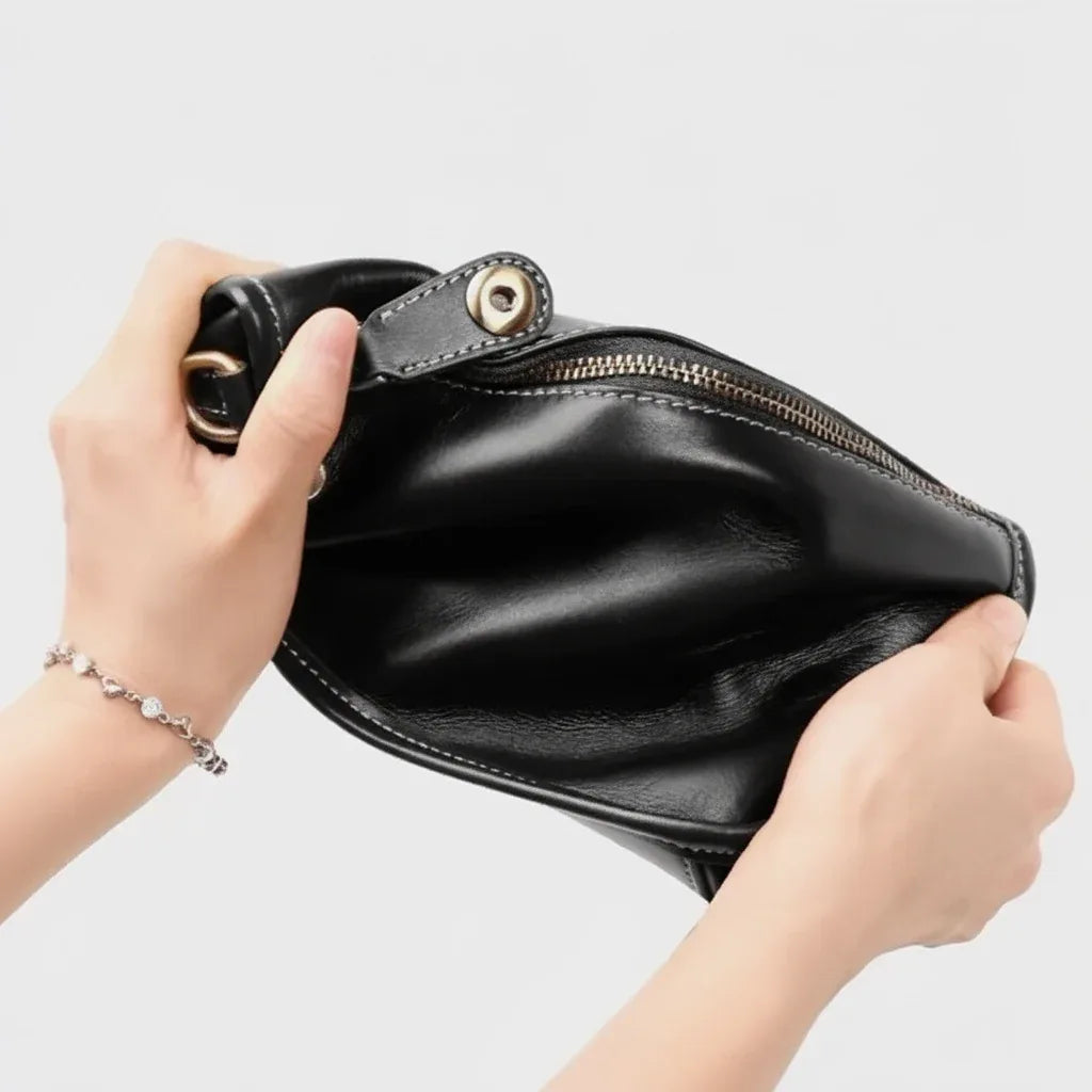 Leder Handtasche "Lupine" - TOLLzWOOD