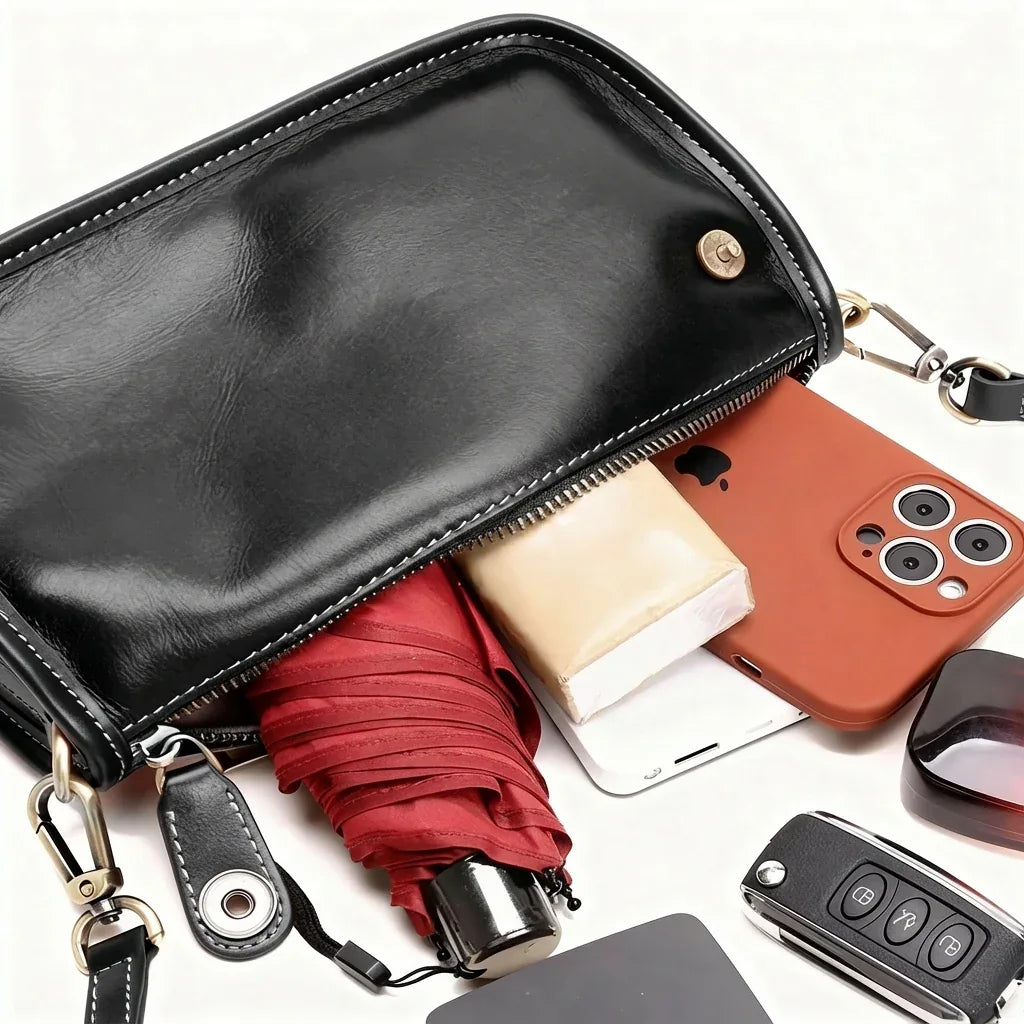 Leder Handtasche "Lupine" - TOLLzWOOD