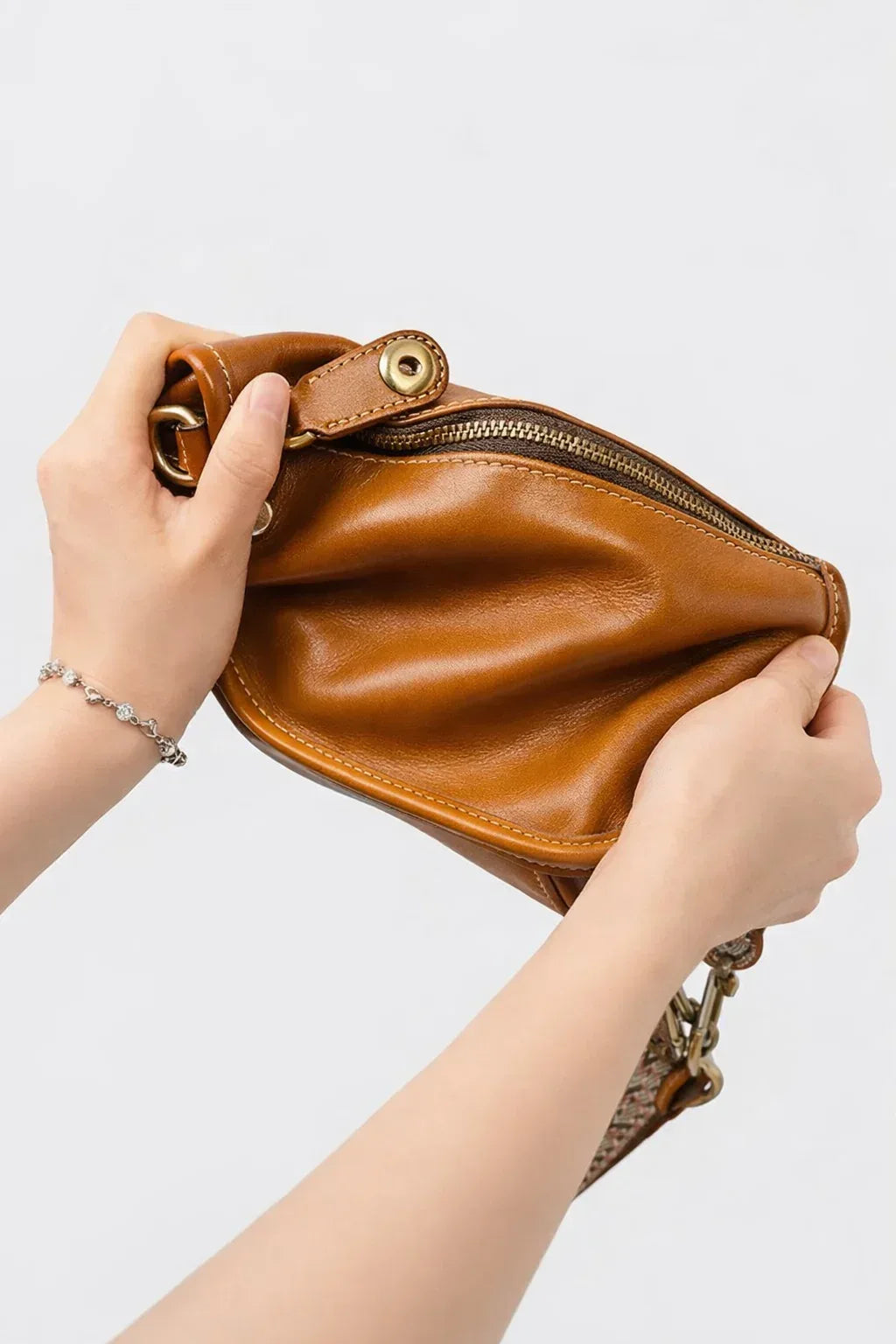 Leder Handtasche "Lupine" - TOLLzWOOD