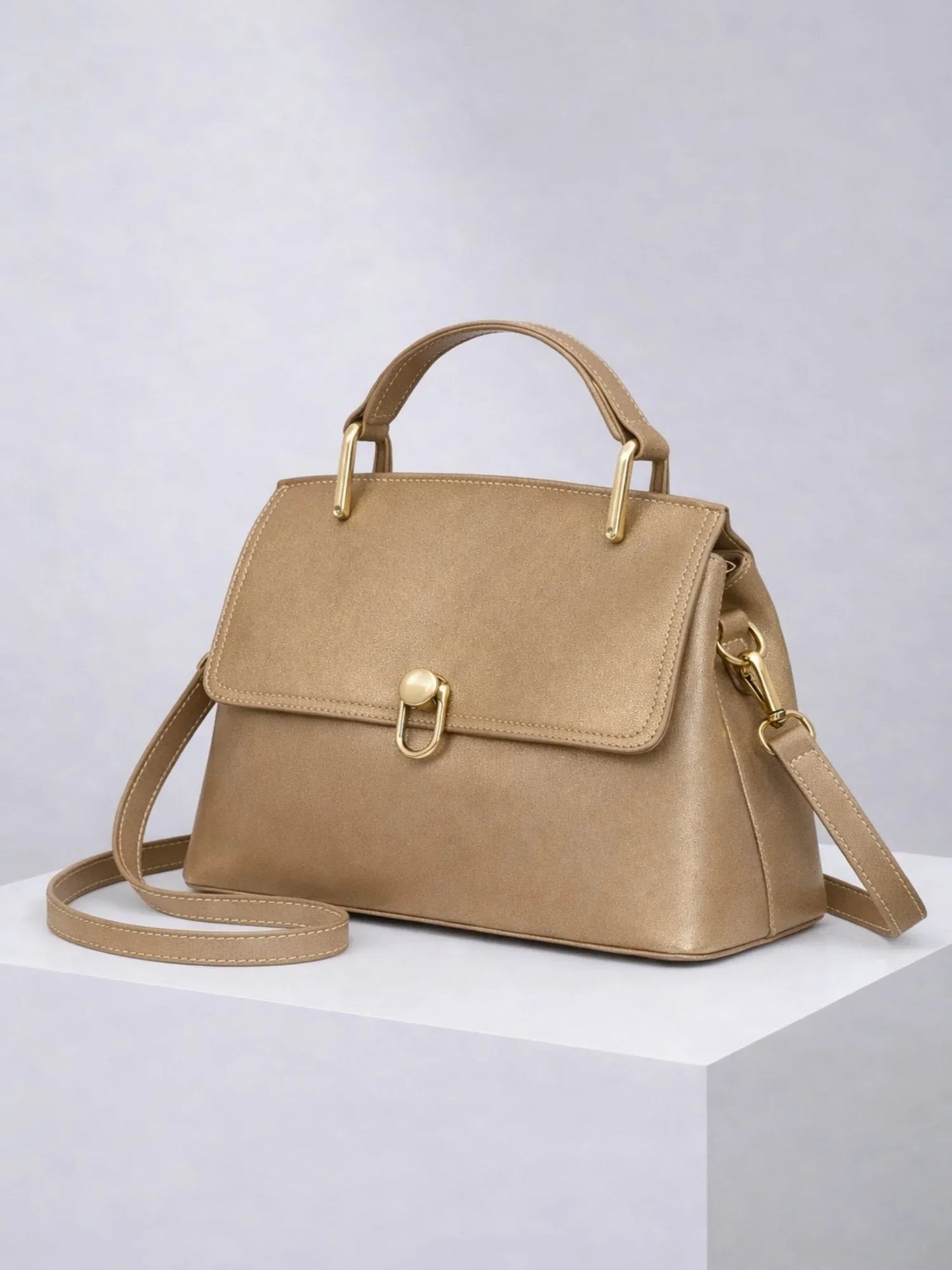 Leder Handtasche "Orchidee" - TOLLzWOOD