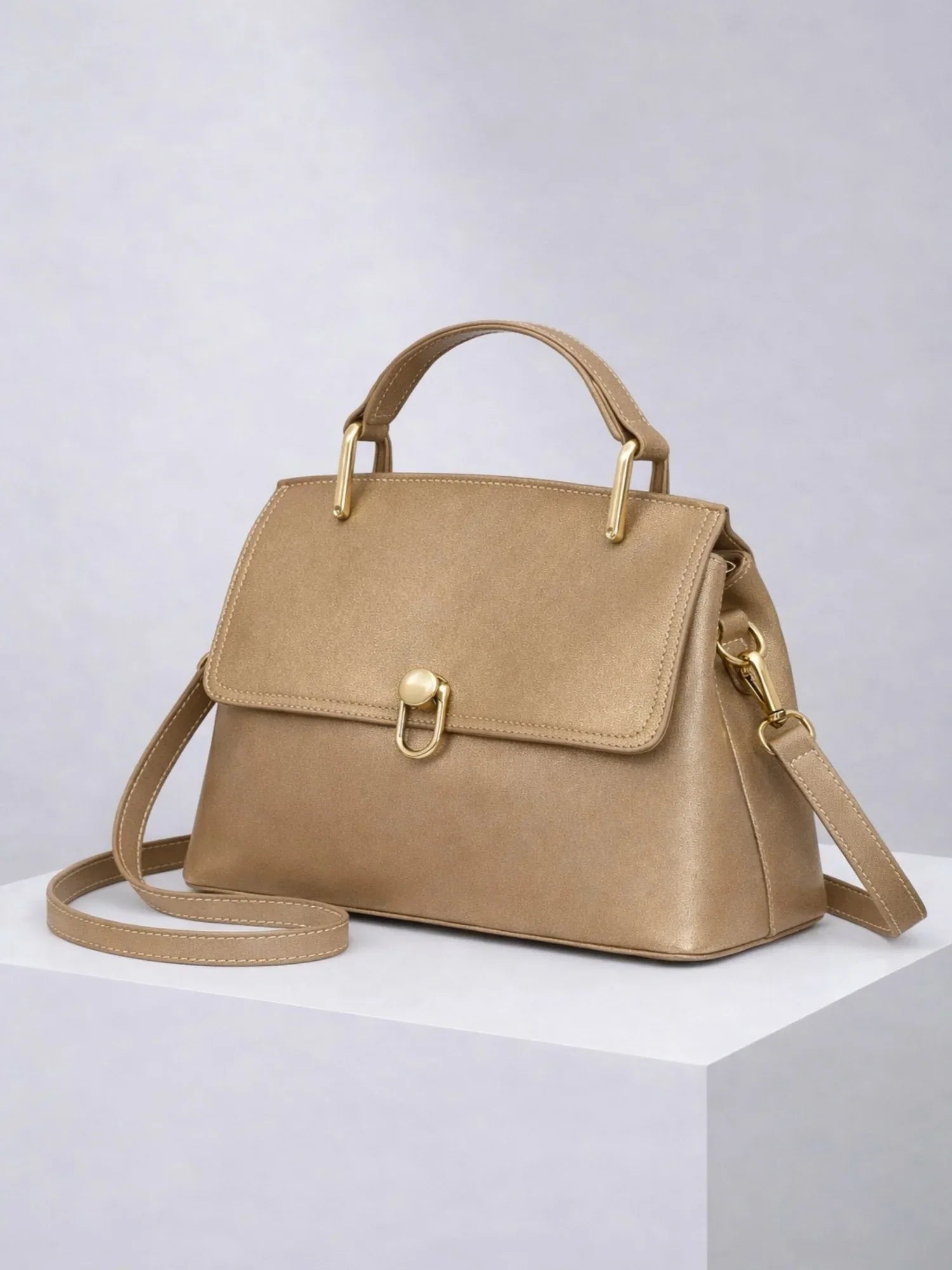 Leder Handtasche "Orchidee" - TOLLzWOOD