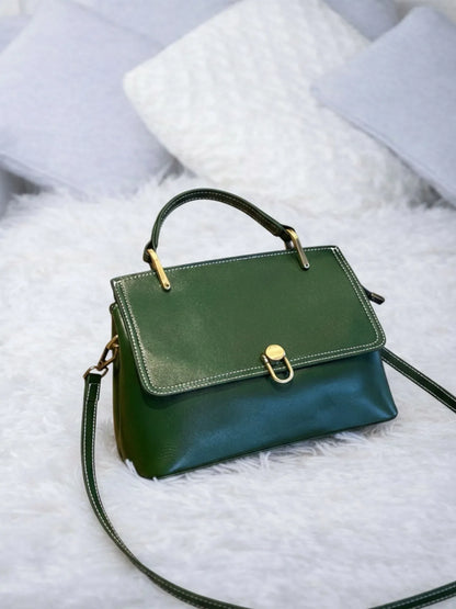 Leder Handtasche "Orchidee" - TOLLzWOOD