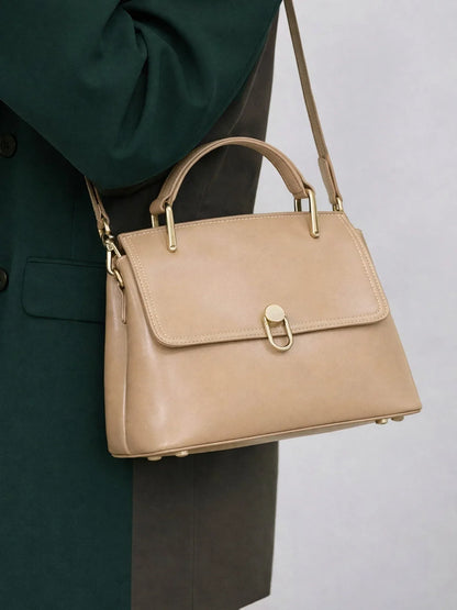 Leder Handtasche "Orchidee" - TOLLzWOOD