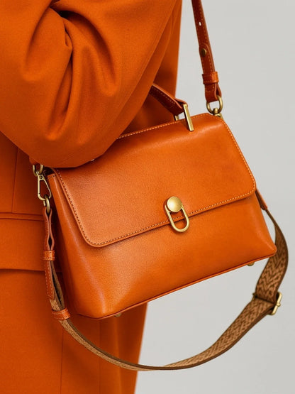 Leder Handtasche "Orchidee" - TOLLzWOOD