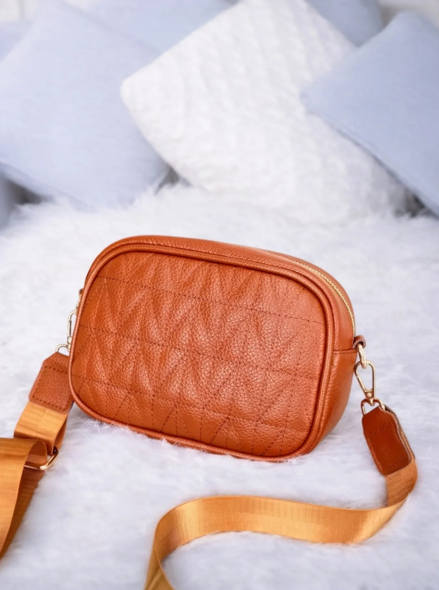 Leder Handtasche "Azalee" - TOLLzWOOD