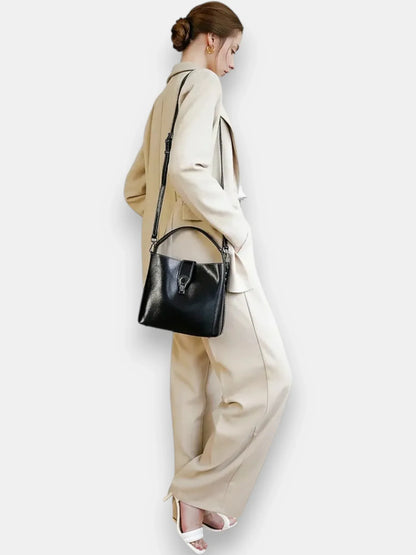 Leder Handtasche "Flora" - TOLLzWOOD