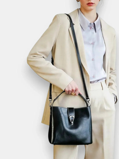 Leder Handtasche "Flora" - TOLLzWOOD