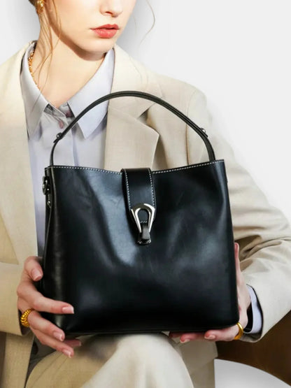 Leder Handtasche "Flora" - TOLLzWOOD