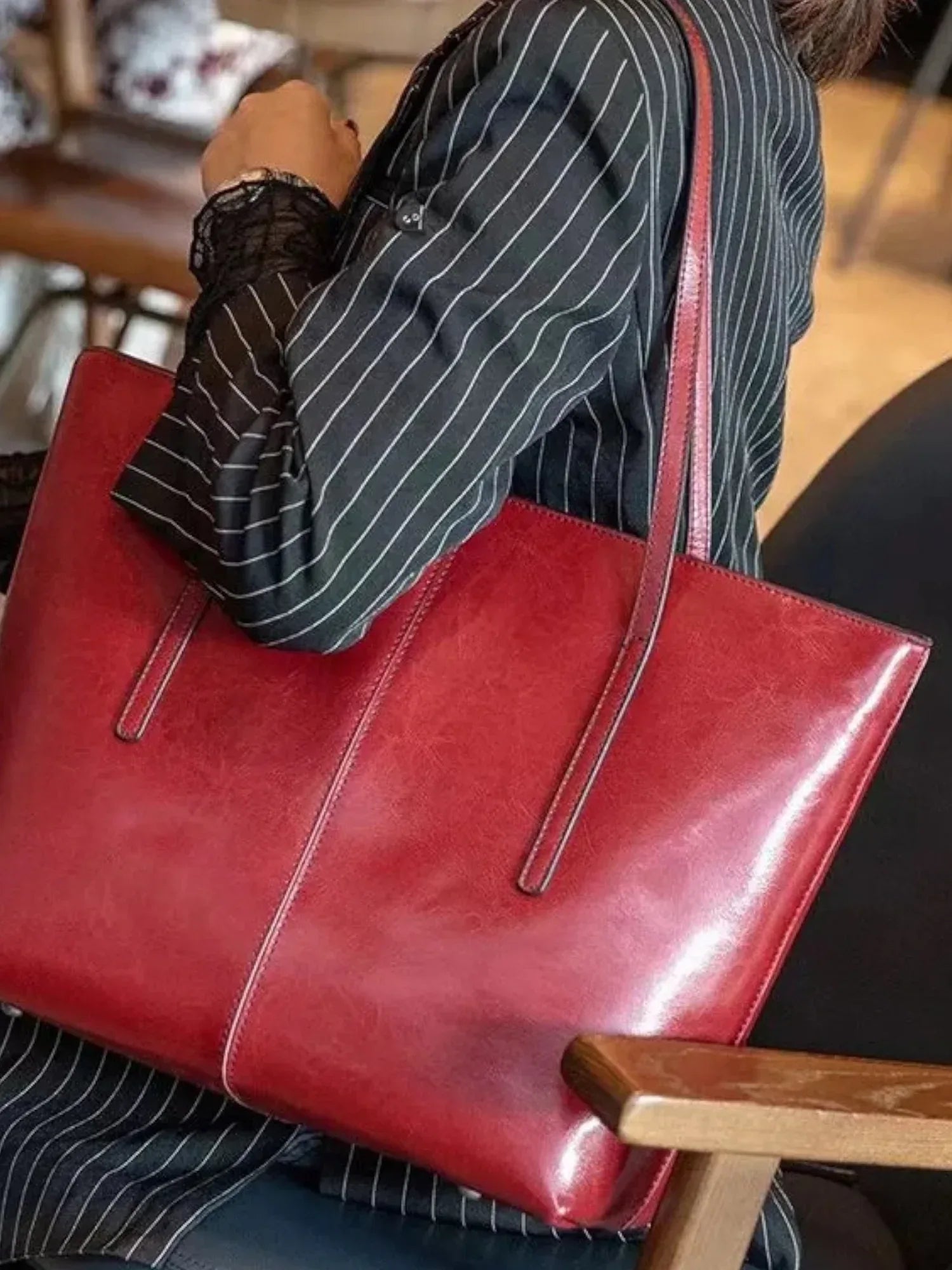Leder Handtasche "Zinnie" - TOLLzWOOD