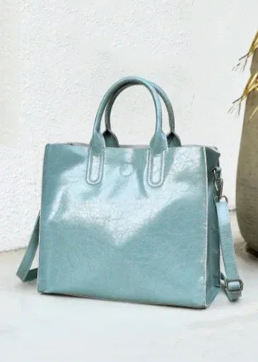 Leder Handtasche "Pfingstrose" - TOLLzWOOD